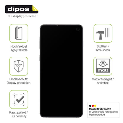 dipos FLEX 2x Matte Screen Protector for Samsung Galaxy S10