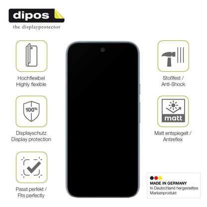 dipos FLEX 2x Matte Screen Protector for Google Pixel 8a