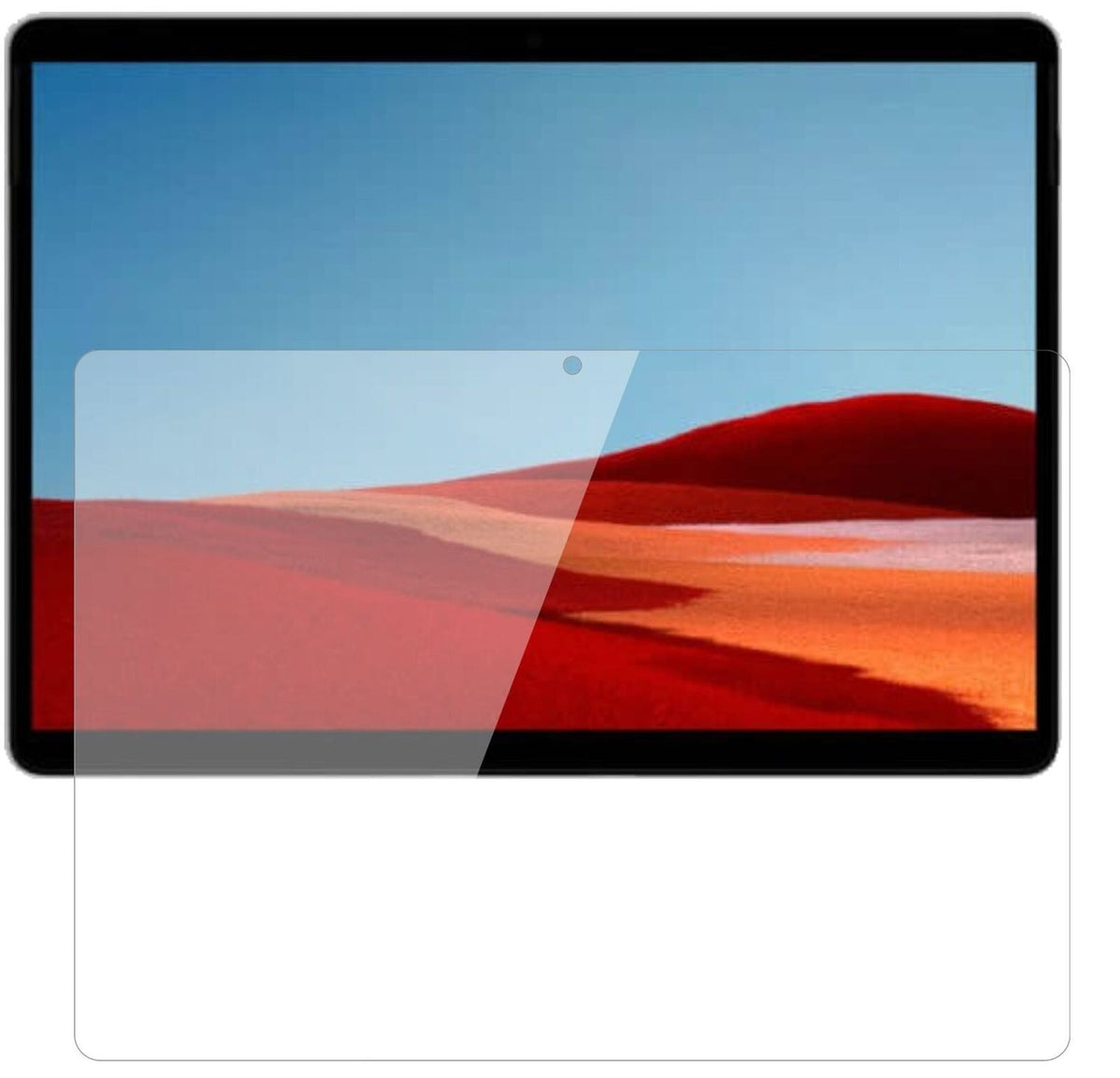 9H Clear Screen Protector for Microsoft Surface Pro X – Shatterproof, Crystal Clear