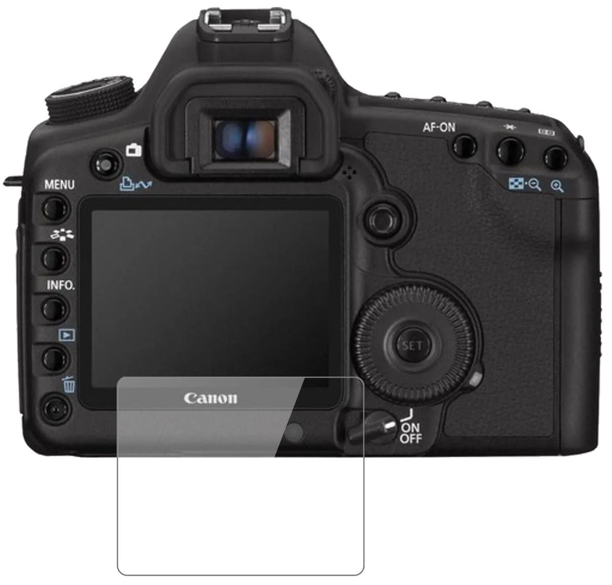9H Clear Screen Protector for Canon Eos 5D Mark II – Shatterproof, Crystal Clear | dipos