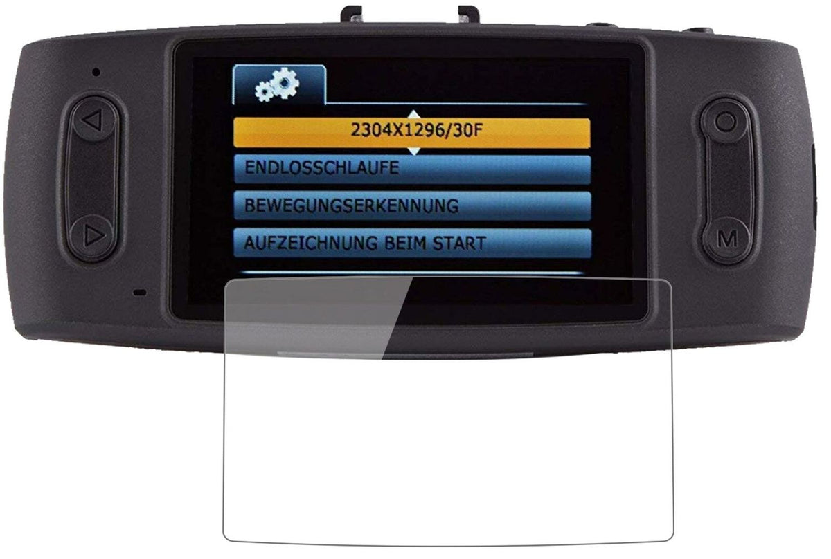 9H Clear Screen Protector for iTracker GS6000-A12 Dashcam – Shatterproof, Crystal Clear