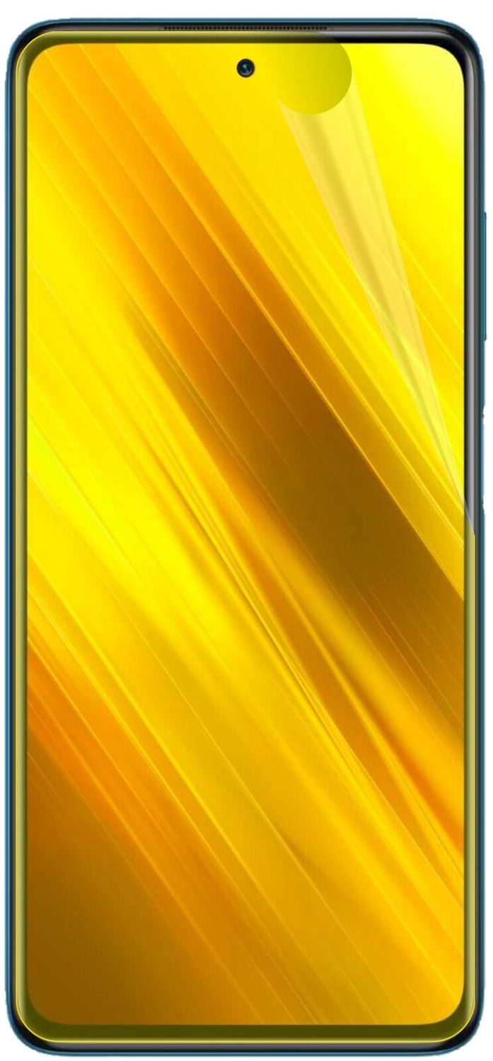 2x Full Cover Screen Protector for Poco X3 NFC – Covers Curved Edges | dipos