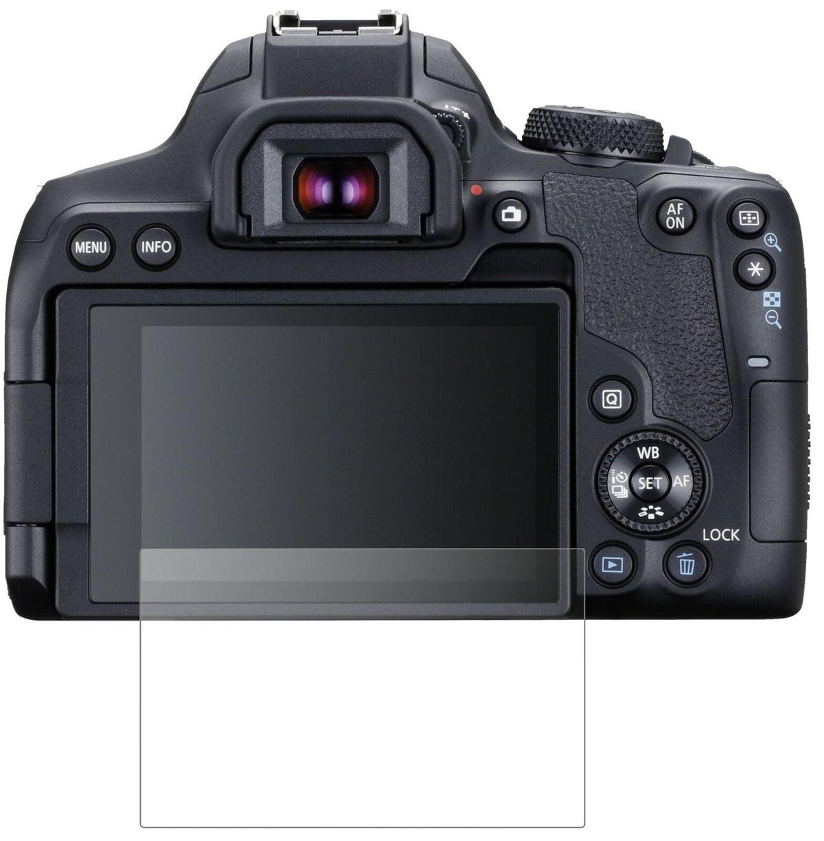 9H Matte Screen Protector for Canon EOS 850D – Anti-Glare, Shatterproof | dipos