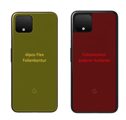 dipos FLEX 2x Clear Screen Protector for Google Pixel 4 XL Rückseite