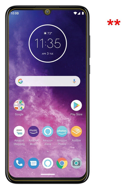 dipos 1x 9H Clear Screen Protector for Motorola One Zoom