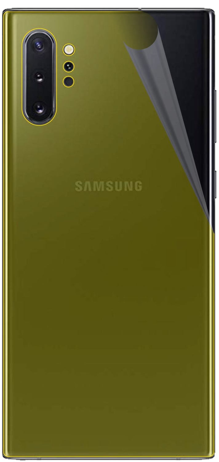 2x Full Cover Back Protector for Samsung Galaxy Note 10 Plus – Covers Curved Edges | dipos