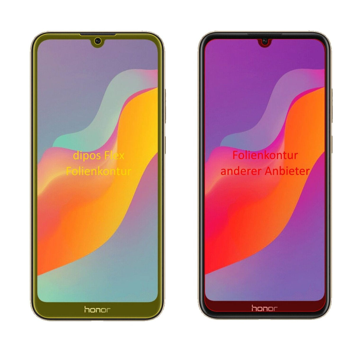 dipos FLEX 2x Clear Screen Protector for Honor 8A Pro