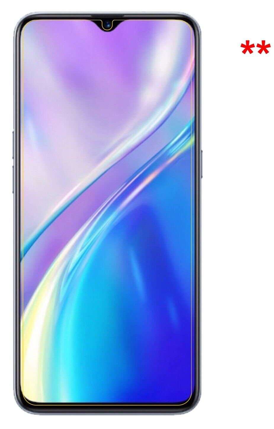 9H Clear Screen Protector for Oppo Realme XT – Shatterproof, Crystal Clear | dipos