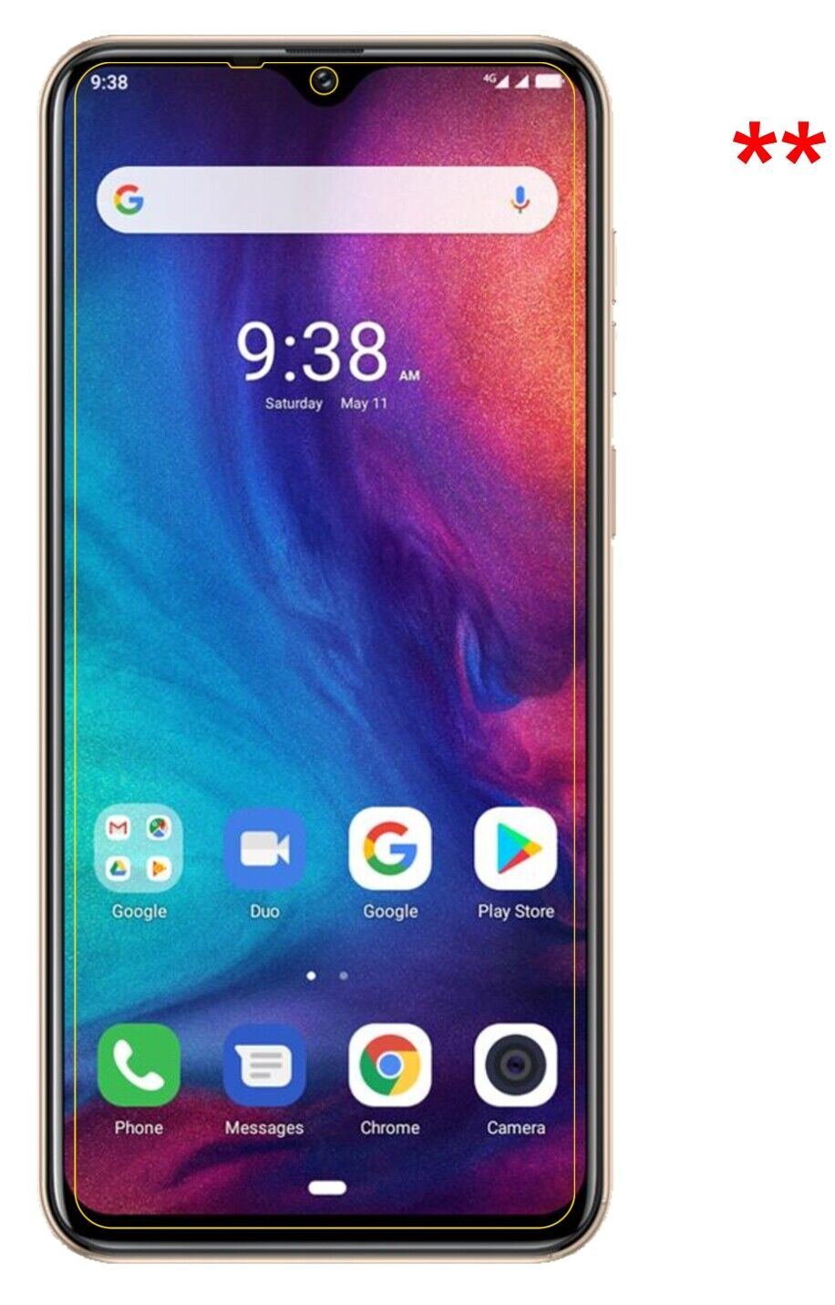 9H Clear Screen Protector for Ulefone Note 7P – Shatterproof, Crystal Clear | dipos