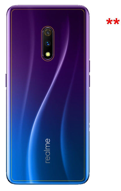 9H Matte Back Protector for Oppo Realme X Master Edition – Anti-Glare, Shatterproof