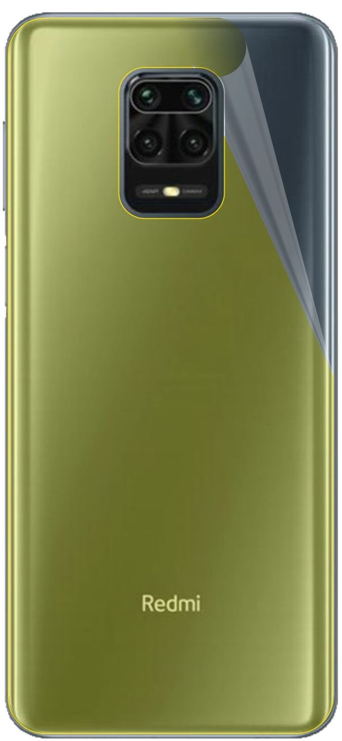 2x Full Cover Back Protector for Xiaomi Redmi Note 9 Pro – Covers Curved Edges | dipos