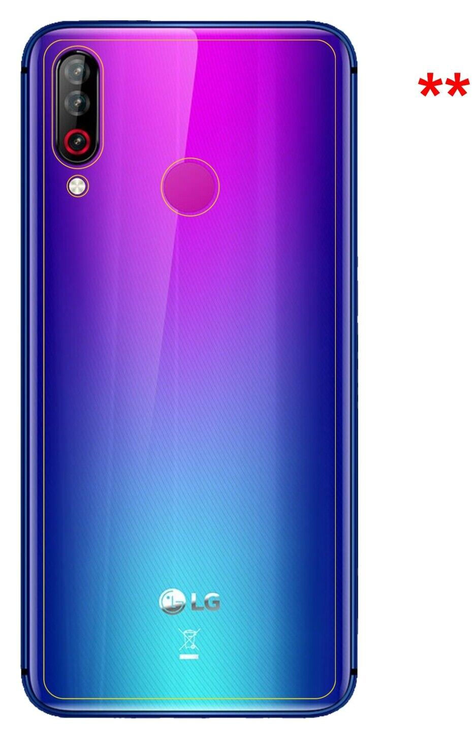 9H Clear Back Protector for LG W30 Pro – Shatterproof, Crystal Clear | dipos