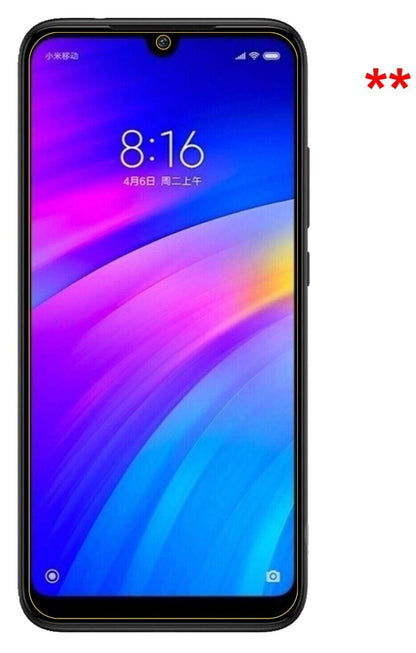 Screen Protector for I Xiaomi Redmi 7 I matte I Flexible Glass I 9H I dipos
