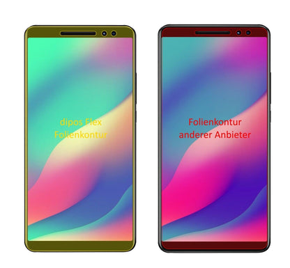 2x Screen Protector for Blackview Max 1 Protective Film covers 100% dipos Flex