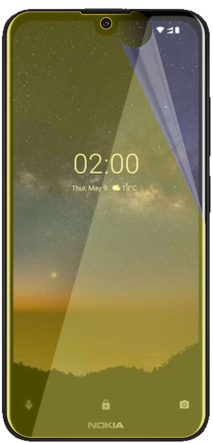 2x I Screen Protector for Nokia 2.2 Protective Film covers 100% dipos Flex