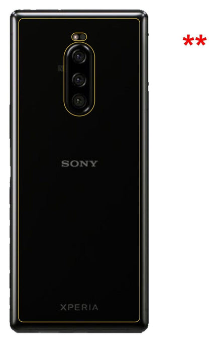 Screen Protector for I Sony Xperia 1 back I matte I Flexible Glass 9H dipos