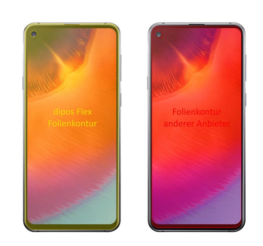 2x Full Cover Screen Protector for Samsung Galaxy A60 – Covers Curved Edges | dipos