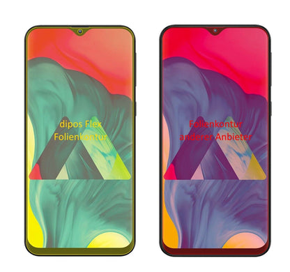 2x Screen Protector Samsung Galaxy M10 Protective Film covers 100% dipos Flex