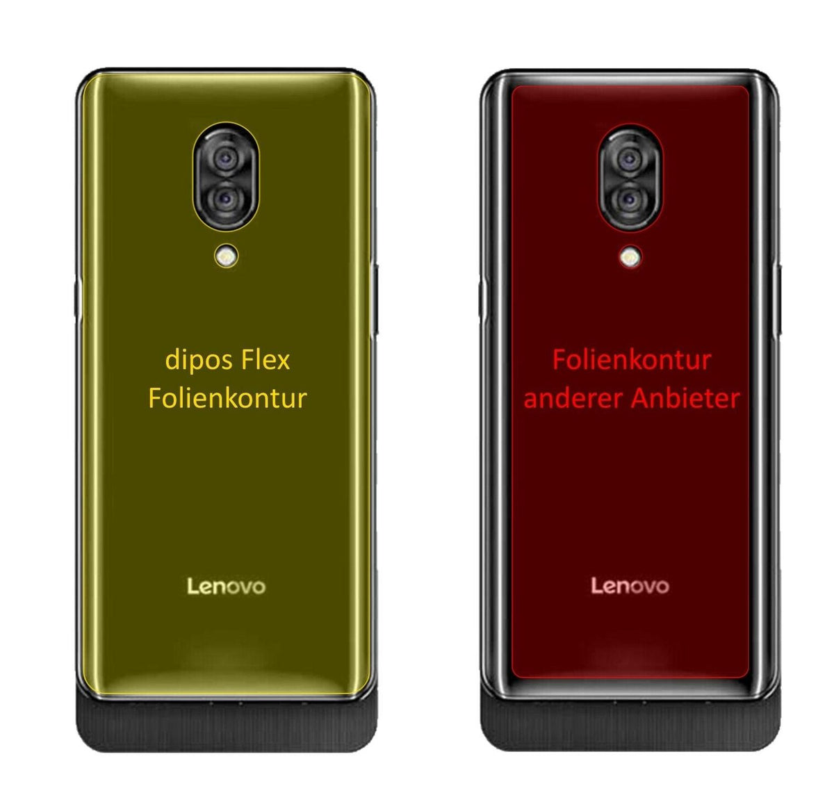 2x Screen Protector Lenovo Z5 Pro GT back Protective Film covers 100% dipos Flex