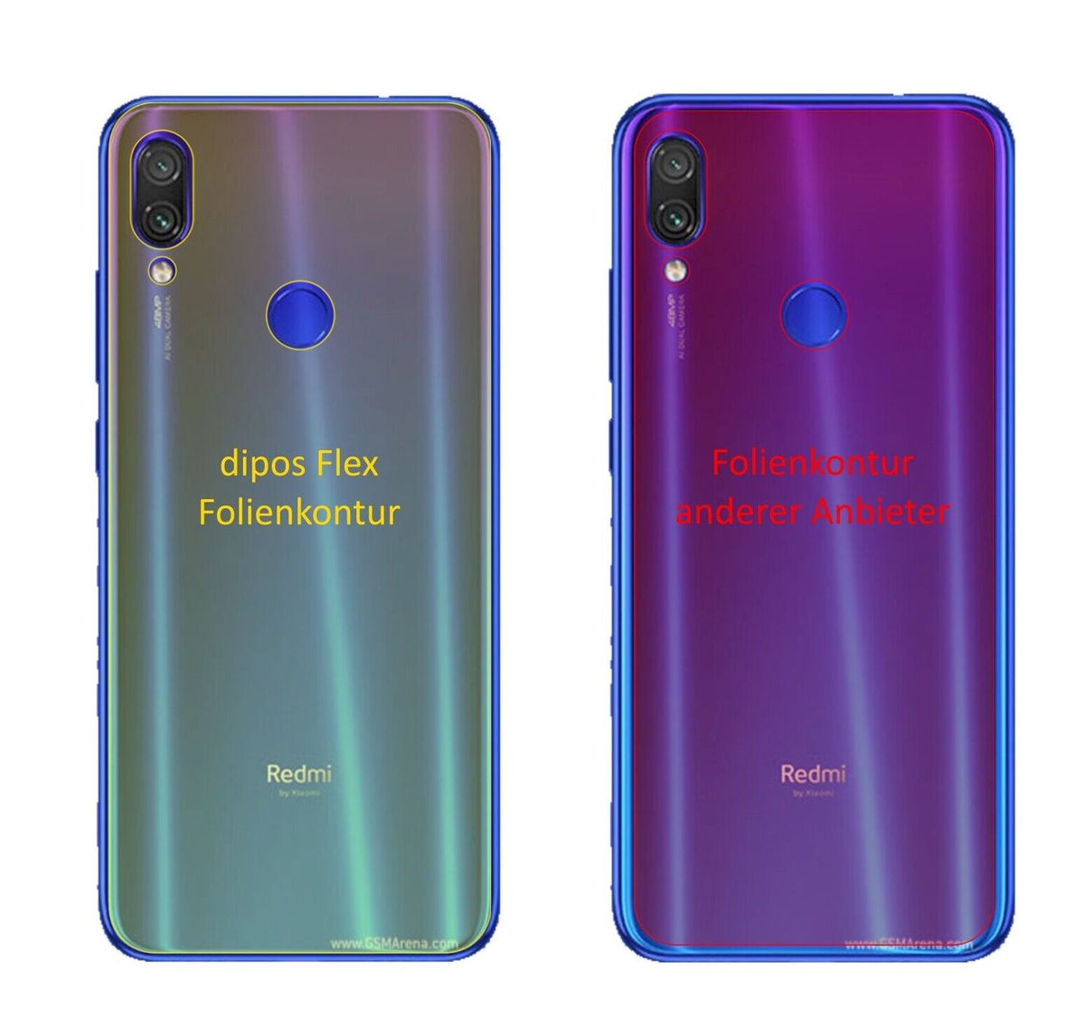 1x 3D Full Cover Screen Protector for Xiaomi Redmi Note 7 Back