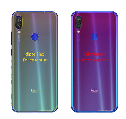 1x 3D Full Cover Screen Protector for Xiaomi Redmi Note 7 Back