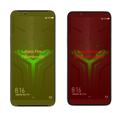 2x Screen Protector Xiaomi Black Shark Helo Protective Film covers 100% dipos