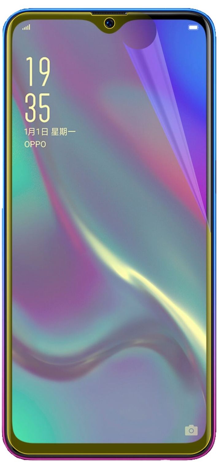 2x I Screen Protector for Oppo K1 Protective Film covers 100% I dipos Flex