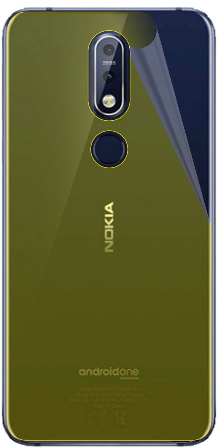 2x Screen Protector Nokia 7.1 Plus back Protective Film covers 100% dipos Flex