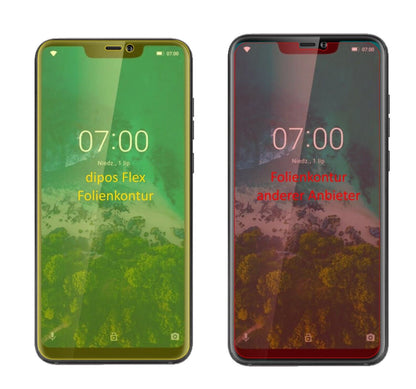 2x Screen Protector Kruger Matz Smartfon LIVE 7S Protective Film covers 100%