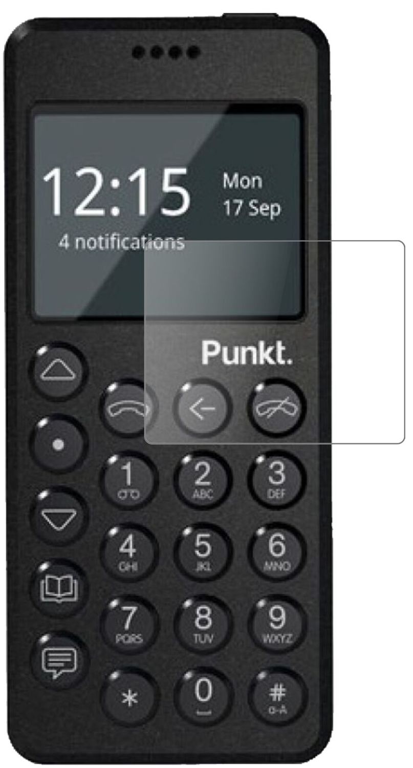 1x I Screen Protector for I Punkt MP02 I matte I Flexible Glass I 9H I dipos
