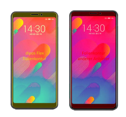 2x Screen Protector for Meizu V8 pro Protective Film covers 100% dipos Flex