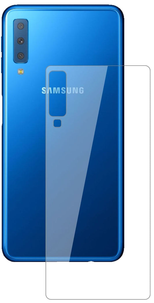 9H Clear Back Protector for Samsung Galaxy A7 (2018) – Shatterproof, Crystal Clear | dipos