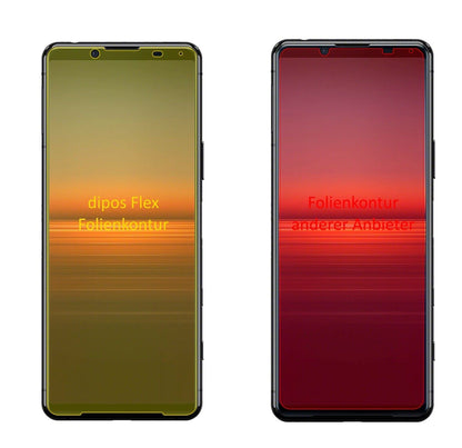2x Full Cover Screen Protector for Sony Xperia 5 II – Covers Curved Edges | dipos