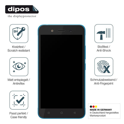 9H Matte Screen Protector for itel A23 pro – Anti-Glare, Shatterproof | dipos