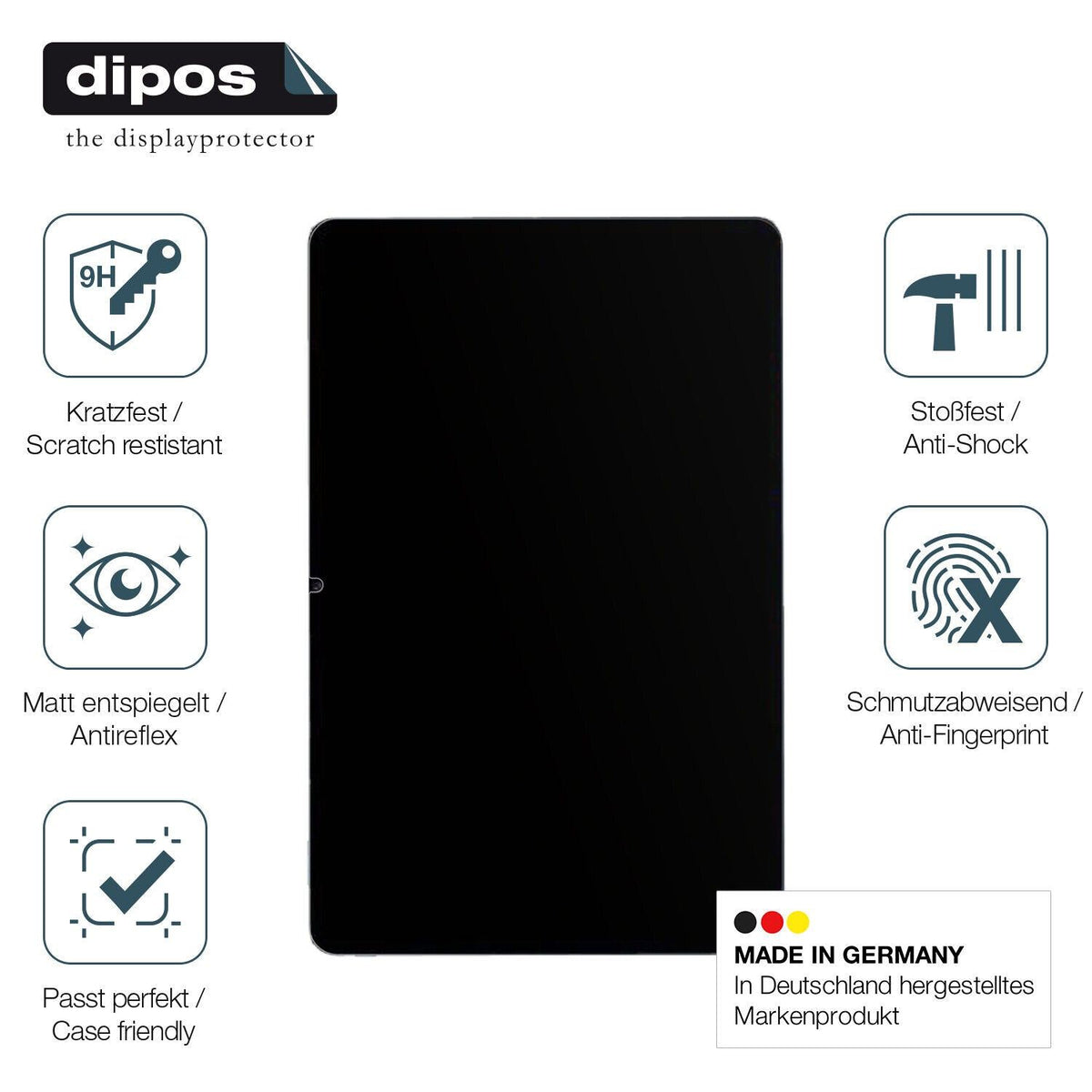 9H Matte Screen Protector for Honor Pad V8 Pro – Anti-Glare, Shatterproof | dipos