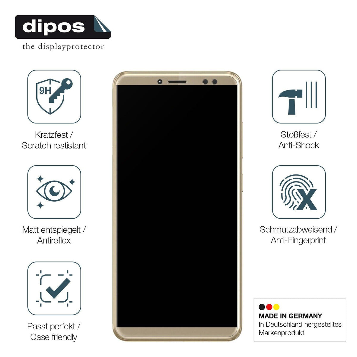 Screen Protector for WALTON Primo S6 infinity matte Flexible Glass 9H dipos