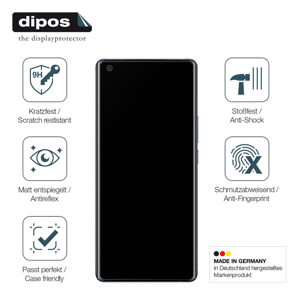 Screen Protector for VIVO X50 Pro Plus matte Flexible Glass 9H dipos