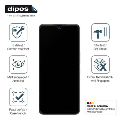 9H Matte Screen Protector for TCL 30 5G – Anti-Glare, Shatterproof | dipos