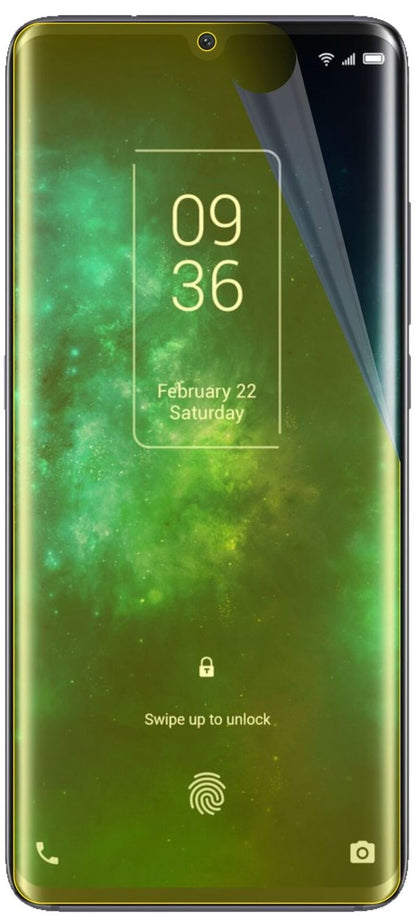 2x Full Cover Screen Protector for TCL 10 Pro – Covers Curved Edges | dipos