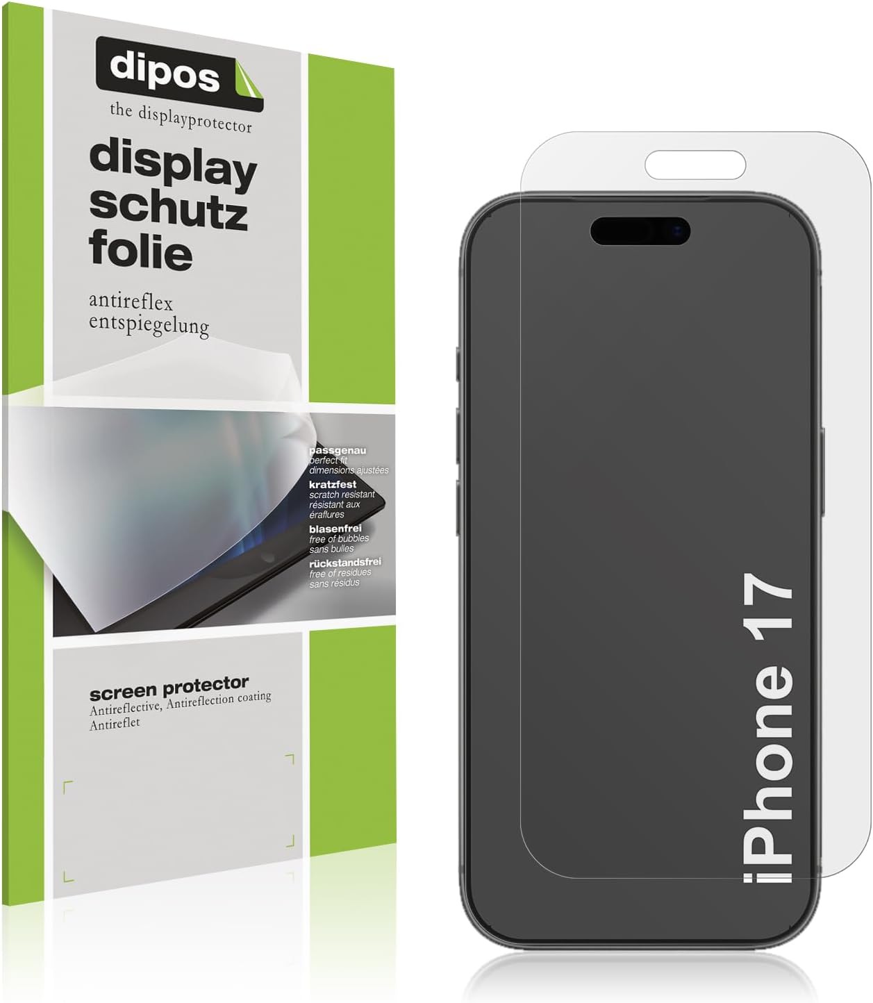 Displayschutzfolie passend für Apple iPhone 17