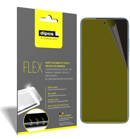 2x Screen Protector for Xiaomi Redmi 10 Protective Film covers 100% dipos Flex