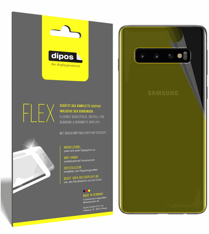 3x Screen Protector for Samsung Galaxy S10 Plus back Protective Film covers 100%