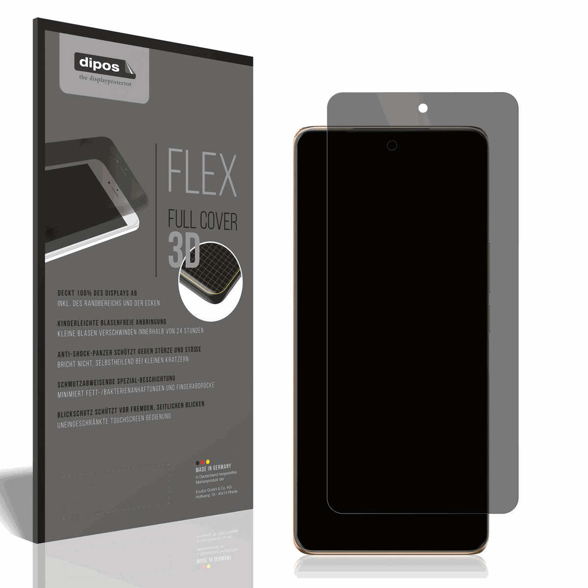 Full Cover Privacy Film for Vivo T3 Pro Screen Protector Anti-Shock