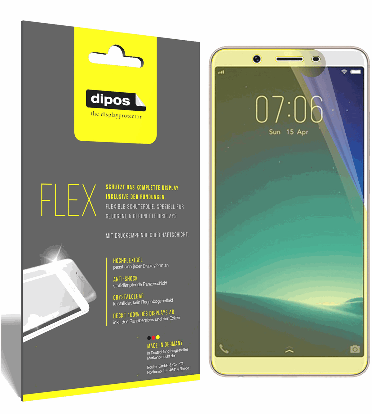 dipos FLEX 3x Clear Screen Protector for Vivo Y71i