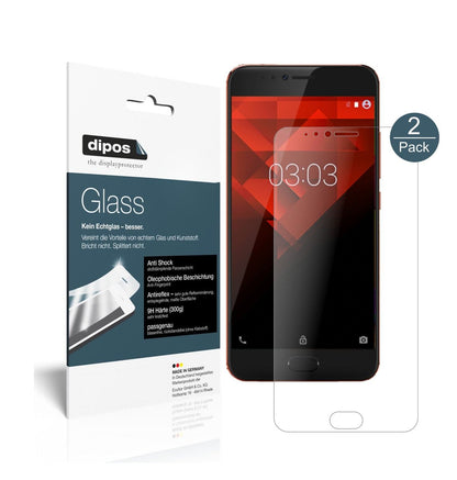 2x Screen Protector for NOA Element H10LE matte Flexible Glass 9H dipos