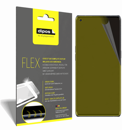 2x Screen Protector for Oppo Reno5 Pro Protective Film covers 100% dipos Flex