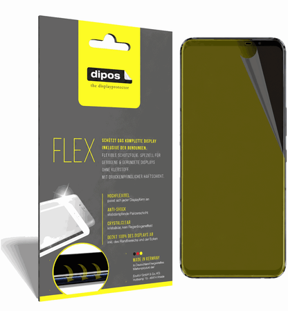2x Screen Protector for Asus ROG Phone 5s Protective Film covers 100% dipos Flex