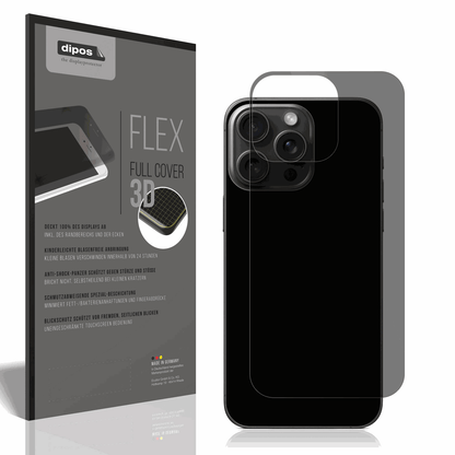 Full Cover Privacy Film for Apple iPhone 15 Pro Max Rückseite Screen Protector