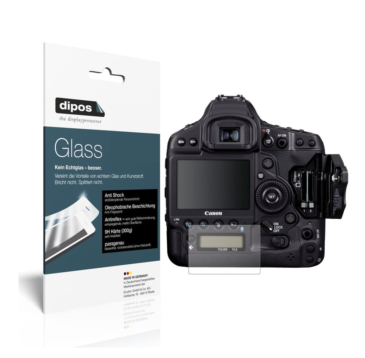9H Matte Screen Protector for Canon Eos 1DX – Anti-Glare, Shatterproof | dipos