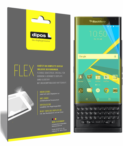 3x Full Cover Screen Protector for Blackberry Priv – Covers Curved Edges | dipos